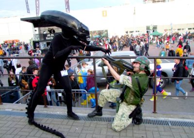 Pyrkon Festiwal Fantastyki 2019 - Alien vs colonial marine w PL moro :P